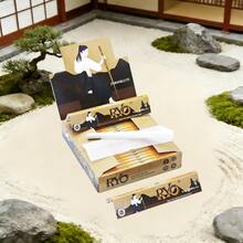 RYO Limited Edition Ultra-Thin Japanese Aesthetic Dry Landscape Rolling Papers, 5/25/50 Packs Multi-Size Combo Set, 108*36mm Golden Size, High Capacity & Cost-Effective Smoking Accessories, Japanese Art Ukiyo-E Packaging, Easy To Roll, Burn Evenly, Ideal Choice For Cigarette Lovers And Hikers/Campers - Japanese Aesthetic Bleached Paper - View 7