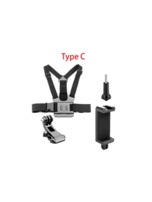 rayhong Adjustable Phone Chest Strap, Universal Chest Strap, Camera Shooting Bracket, Sports Camera Shoulder Strap, First-Person Perspective Shooting Bracket, Sports Camera Accessory Set, Backpack Clip-On Bracket. Suitable For Sports Cameras. Compatible With IPhone, Android Phone, Gift For Birthday, Family, Friends Gifts Birthday Phone Holder Phone Stand Phone Accessories Strong Load-Bearing - Multicolor - View 13