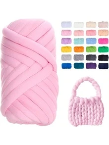 EDCUEBE7 1/2pcs 100g Filled Core Yarn, Multiple Colors, Crochet Knitting Yarn, Suitable For Knitting Projects, Suitable For Beginners - Core-filled Yarn - View 7