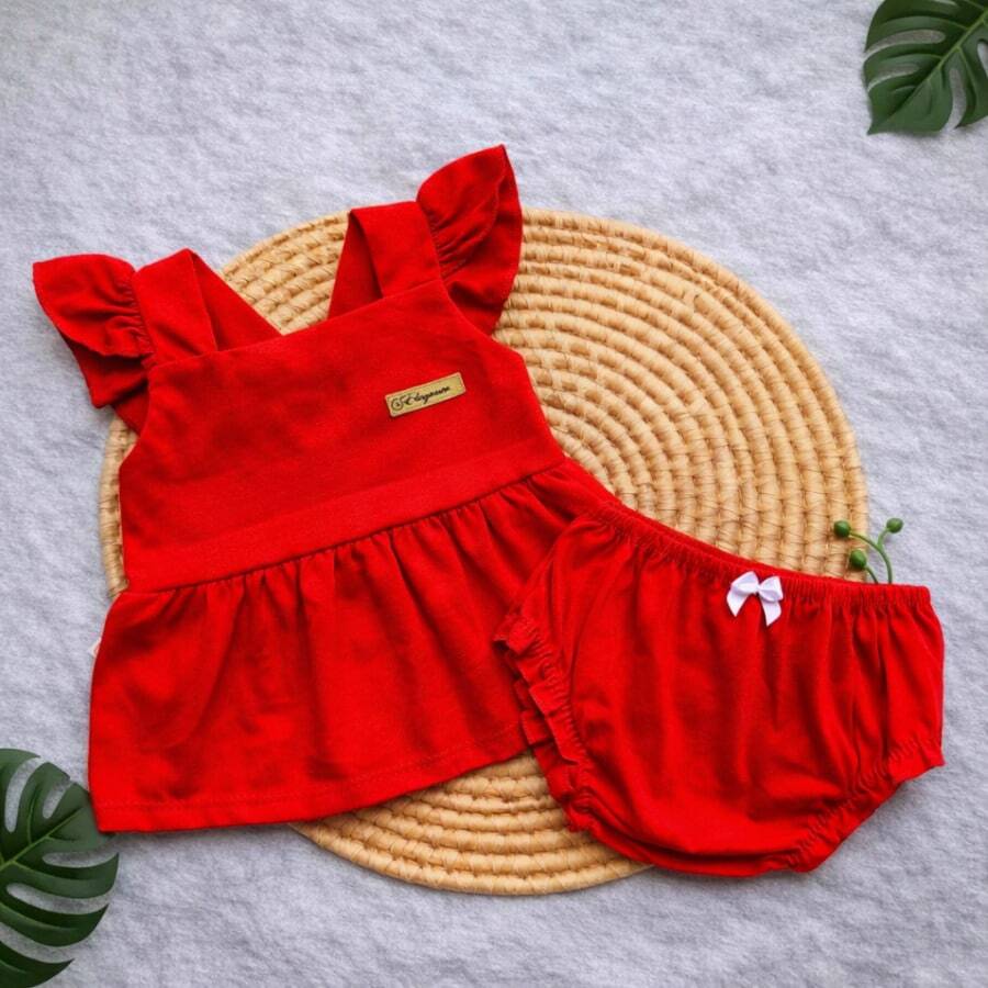 Baby Girls Sets - Đỏ - Xem 1
