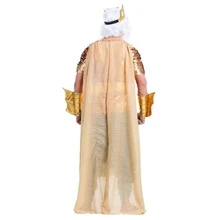 Adult Men's COS Costume Set, Includes Gold Armor, Cape, Suitable For Cosplay, Festival Parties And Performances - MultiWarna - View 3