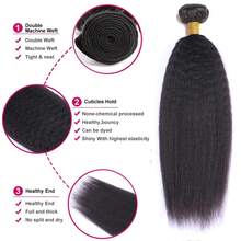 BINF 15A Loose Wave Raw Burmese Curly Bundles Human Hair Extensions Double Weft Remy Natural Black Wave Bundles Quick Weaving Tissage 1/3/4 PCS - KinkyStraight - 查看 4