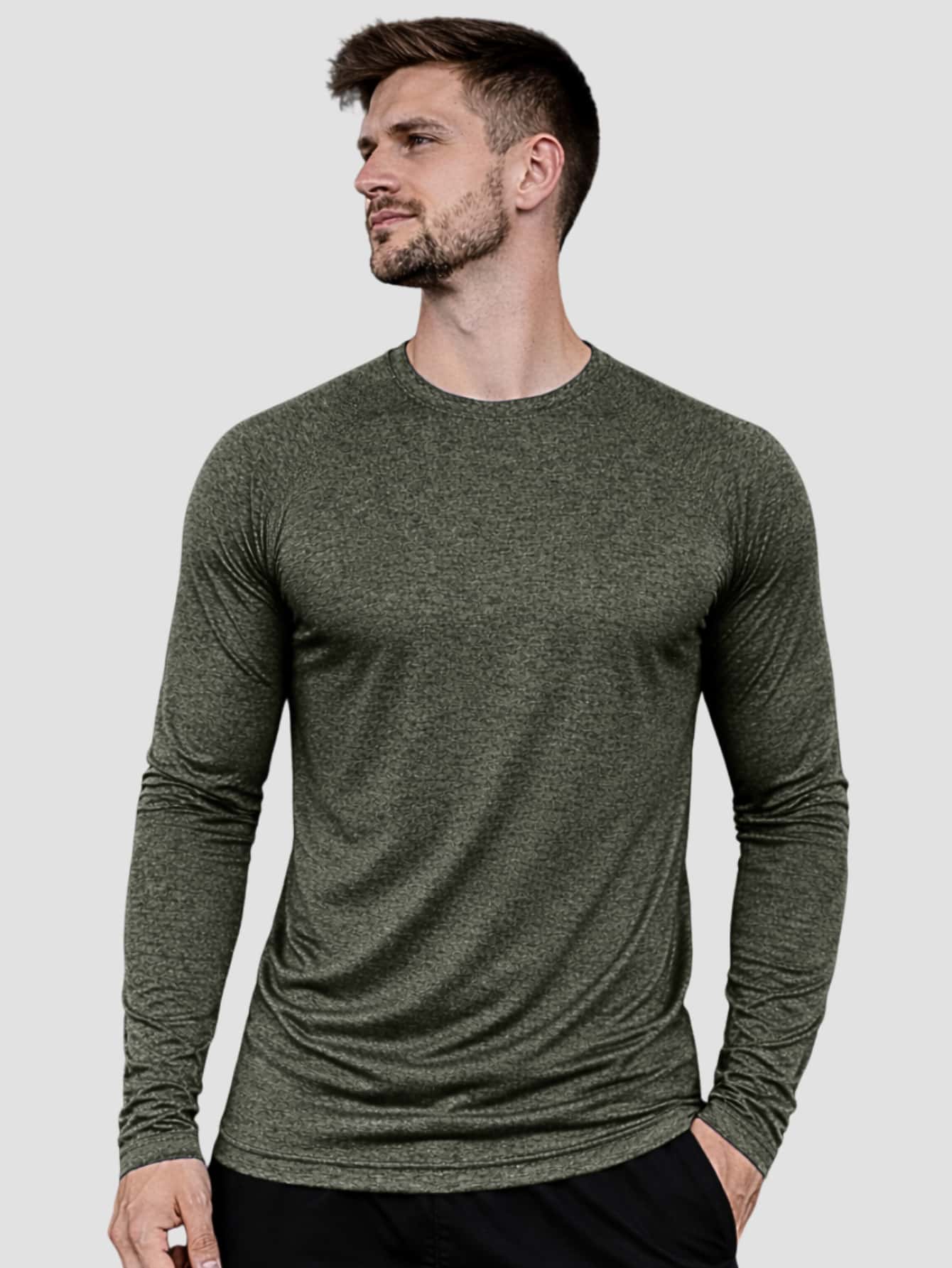Men Sports Tees & Tanks - 深灰色 - 查看 1