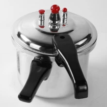 3/5/7/9 Litre Home Dual Handle Aluminum Pressure Cooker Kitchen Catering Cookware UK - 查看 7