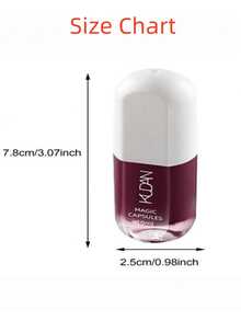 2026新款10毫升水性指甲油，快干、持久、可撕拉，适合学生使用，不含酒精。 - 酒紅色 - 查看 6