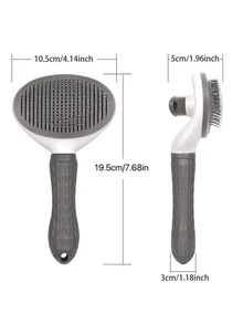 1 chiếc bàn chải cho thú cưng, lược chải bọ chét cho mèo và chó, bàn chải tự làm sạch, bàn chải chải chuốt cho thú cưng, bàn chải massage cho thú cưng, bàn chải gỡ rối, dụng cụ vệ sinh cho thú cưng, bàn chải rụng lông, bàn chải cho chó, bàn chải cho mèo, dụng cụ chăm sóc thú cưng - Nhiều màu - Xem 9