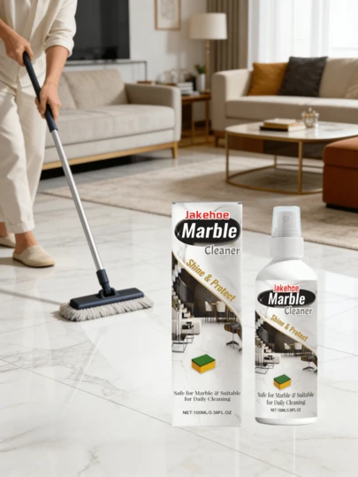 jakehoe Marble Cleaner - Suitable For Tiles, Marble, And Hardwood Floors. This Multi-Purpose Cleaner Is Designed For Various Hard Surfaces Including Marble, Tiles, And Wood Floors. It Gently Removes Stains, Oil, And Daily Dirt Without Damaging The Material. It Quickly Dissolves Grease, Water Stains, And Common Dirt, Leaving No Water Marks Or Stickiness After Mopping. It Cleans While Maintaining The Natural Luster Of The Surfaces, With A Fresh, Non-Irritating Scent. This Makes Regular Home Cleaning Effortless And Keeps Floors Sparkling Clean.