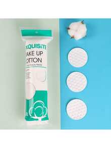 200/100pcs Natural Makeup Remover Cleansing Cotton Pads, Soft Texture, Low Allergy Wet Wipes - Multicolor - View 5