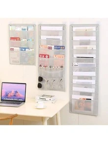 1pc Office File Folder, Handheld & Wall-Mountable Document Organizer - Multiple Styles - View 3