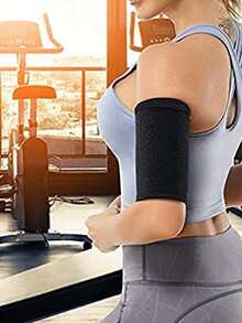 Arm Shaping Sweat Sleeve For Sports - Blue - View 6