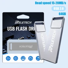 Reletech 64GB 32GB 16GB Flash Drive+USB To Type-C Interface Ultra Fast USB2.0 Large Capacity USB Drive For Fast Data Transfer And Storage, Metal Waterproof, Silver, High Speed, Portable, For Computer & Phone, Plug And Play - View 5