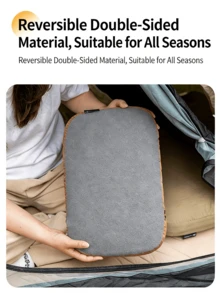 This Portable Slow-Rebound Memory Foam Pillow For Outdoor Camping Is Available In A Variety Of Colors, Is 10 Cm High, And Provides A Quiet And Comfortable Sleep Experience. The Slow-Rebound Material Effectively Supports The Neck And Shoulders. - Camping Pillow - View 6
