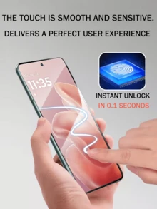 4 piezas de protector de pantalla de vidrio templado de alta definición a prueba de golpes para Moto, con cobertura completa, protección, instalación fácil, resistencia a los arañazos diarios, durable, fácil de limpiar, alta claridad, diseño sin burbujas, regalo de primavera - transparente - Ver 8