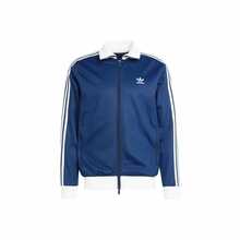 adidas originals Classics Beckenbauer Adicolor Classics Beckenbauer Track Jacket 三條紋拼色立領長袖夾克外套 男款 夜藍色 - 夜藍色 - 查看 15