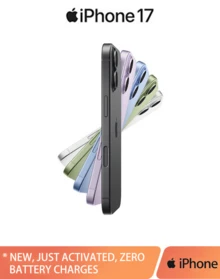 Apple 苹果 iPhone 17 智能手机，搭载 A19 仿生芯片、4800 万像素双摄像头、256GB/512GB 存储空间、6.3 英寸 OLED 120Hz 显示屏、USB-C 接口、IP68 级防水防尘，适用于手机摄影、视频录制、日常使用、内容创作者、学生、上班族等。 - 白色 - 查看 9