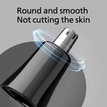 PHILIPS Nose And Ear Hair Trimmer,360° Rotary Cutter Head Washable Automatic, NT1620/14, Batteries Not Included - Black - View 6