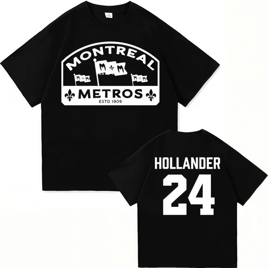 Fashion TV Heated Rivalry Ilya Rozanov 81 T-Shirt 24 Hollander Montreal Voyageurs Club T-Shirt High Quality T-Shirts Unisex - Black 3 - View 1