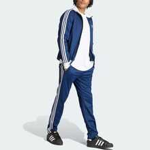 adidas originals Classics Beckenbauer Adicolor Classics Beckenbauer Track Jacket 三條紋拼色立領長袖夾克外套 男款 夜藍色 - 夜藍色 - 查看 5
