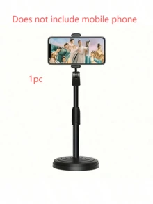 1pc Adjustable Rotatable Waterproof ABS Desktop Tripod Phone Holder, Phone Video/Live Streaming Stand, Ergonomic Phone Stand (Plastic Material, Prone To Damage From Pressure/Drops, Please Refer To Installation Video) - Multicolor - View 8