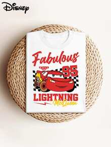 Disney Toy Story Men's Summer T-Shirt, Distressed Finish, One-Piece Design, Pure Cotton Fabric, Comfortable And Breathable, Casual Outdoor Street Style, Crew Neck; A High-Quality Fashion Brand, It's The Ideal Surprise Gift For Family And Friends. - 白色 - 查看 1