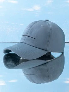1顶男女通用滑雪帽，Y2K风格刺绣“自由”棒球帽，户外休闲百搭冬季针织帽，适合通勤、夏季、海滩、度假、节日、旅行 - 藍色 - 查看 4