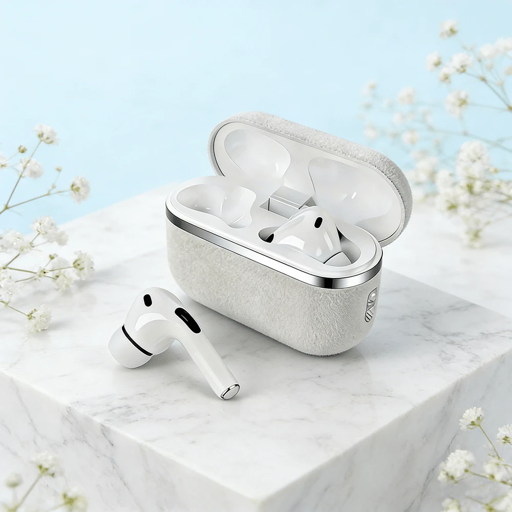 Wireless Bluetooth Headphones Earphones With Mic Charging Case Clear Sound Long Playtime Compatible With All Smartphone