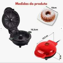 Mini Maker Mini Bolo Portátil Antiaderente Compacta - ALEATORIO - Visão 8