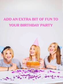 1/5/10/20pcs Customizable Face Mask With Rope & Elastic, Funny Personalized Big Head Mask, Suitable For Birthday, Wedding, Hen Party, Bride Party Decoration, Mask Props Gift For Friends & Family - Multicolor 2 - View 3