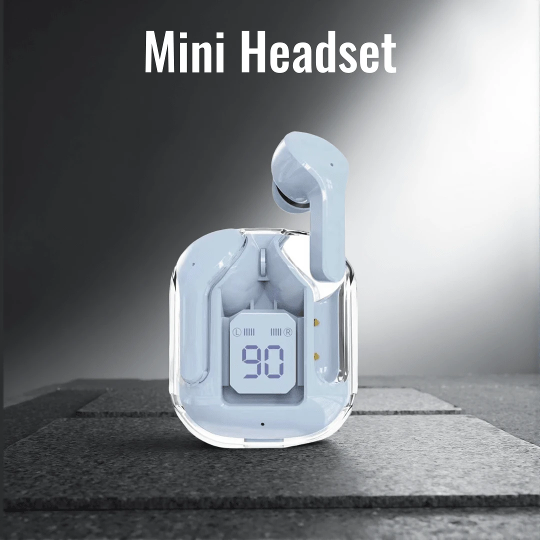 Briame Mini Bluetooth Earbuds Wireless Headphones In-Ear With Microphone, Suitable For Sports, Running, Gaming, 150mAh Battery - Blue - View 1