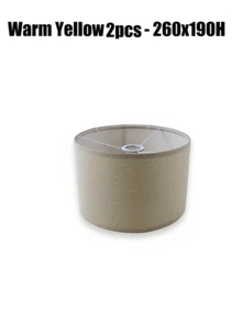 1/2 piezas Pantalla de lámpara de tela, Suministros para bodas, Pantalla de lámpara colgante desmontable, Pantalla de lámpara de pie para decoración del hogar y hotel, Accesorios de iluminación - Multicolor - Ver 22