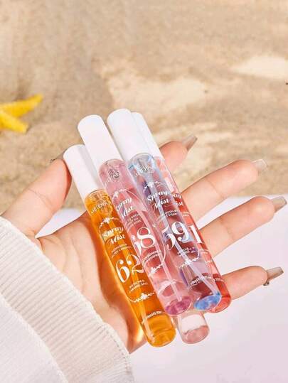1 pieza/10 piezas Juego de 10ml de bruma de fragancia del océano, ambientador sin alcohol, aire refrescante, desodorante de tela, aromas florales y frutales, adecuado para dormitorio, sala de estar, hogar y fiesta de San Valentín. Un excelente regalo para amigos, familia, novio/novia, tamaño portátil.
