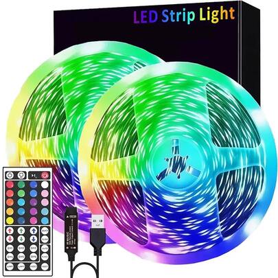 Smart LED Light Strip For The Living Room, With 6 Customizable Lighting Modes, Vibrant Atmosphere Lights, Color And Brightness Adjustment, USB-Powered Light Strip, Suitable For Lighting Decoration Of TVs, Computers And Background Walls.