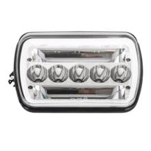 Pair 7x6" 5X7" Inch Car LED Headlights Set, 4000LM HighBeam +3000LM Low Beam DRL & Amber Turn Signal, IP67 Waterproof, DOT SAE Certified, Plug-And-Play For Je Ep WGler, Chevy, Fo Rd, Truck, SUV, RV, Off-Road Vehicles, Deep Reflector For Long-Distance Lighting, Perfect For Je Ep, Truck, SUV & Off-Road Use - 2PK - View 11