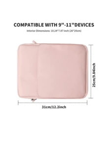Simple, Solid Color, Luxurious Multi-Size Laptop And Tablet Organizer Bags, Tablet Protective Cases, With Shoulder Straps, Stylish Laptop Bags. Portable Cosmetic Bags. Rectangular, Large-Capacity Storage Bags. Unisex Design. - 查看 4