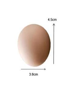 Plastic Simulated Hen Laying Egg Model | Non-Toy Hollow Design, Fully Enclosed Protection, Specially Designed To Guide Chicks Laying Eggs, Accessory - Multicolor - View 7
