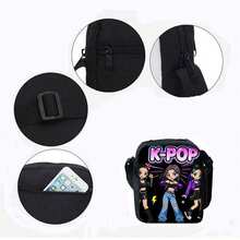 3件組 K-POP 歌手風格背包套裝，含鮮豔舞台印花，適合青少年日常使用，包含輕量休閒背包、時尚通勤包及大容量旅行包，附收納口袋，適用於學校用品 - 多色 - 查看 6