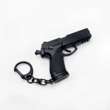 1pc Fashion Mini Detachable Handgun Keychain, Outdoor Sports Style Backpack Versatile Accessory, Car Key Chain, Backpack Decor, Creative Novelty Pendant, Holiday & Birthday Gift - Multicolor - View 11