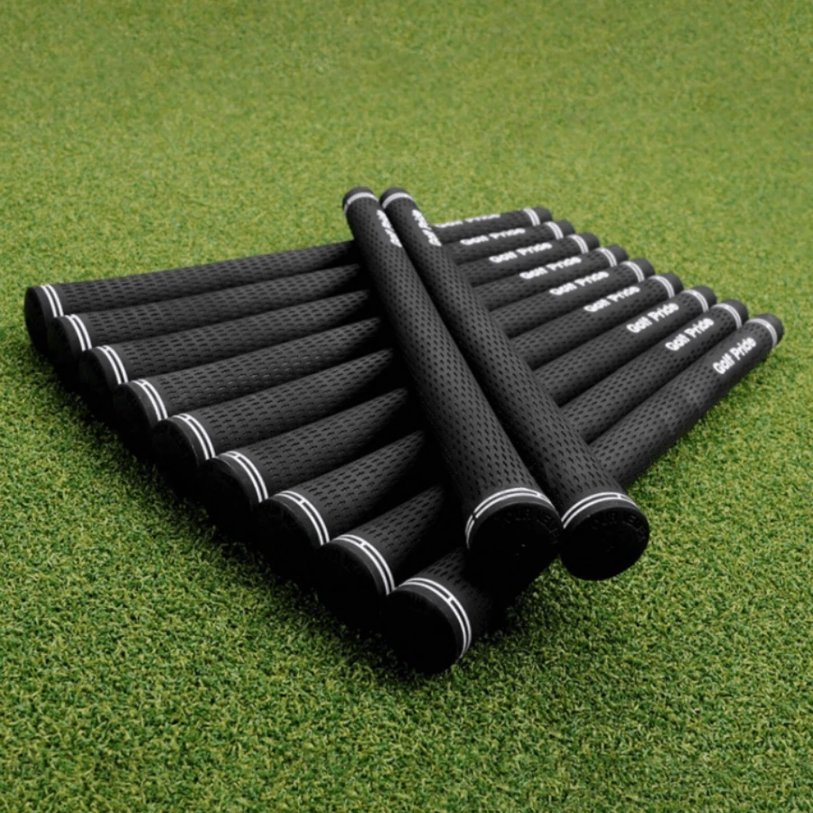 天然橡胶高尔夫球杆握把，男女通用，耐磨防滑，适用于铁杆和木杆高尔夫球杆 - 彩色 - 查看 1