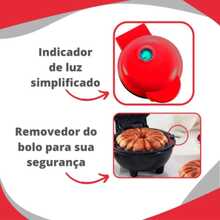 Mini Maker Mini Bolo Portátil Antiaderente Compacta - ALEATORIO - Visão 10