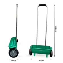 Crystals 12L Lawn & Garden Spreader For Seed, Soil, Fertiliser, Salt And Grit - Spreader - View 2