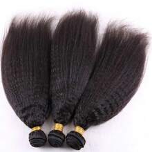 BINF 15A Loose Wave Raw Burmese Curly Bundles Human Hair Extensions Double Weft Remy Natural Black Wave Bundles Quick Weaving Tissage 1/3/4 PCS - KinkyStraight - 查看 3
