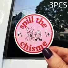1pc/3pcs Inspirational Opossum Graphic T-Shirt & Sticker Set, Vinyl Sticker Decal - Durable Polypropylene, Great For Car, Laptop, Tumbler, Representing Life, Universe & Everything School Supplies - Vinyl - View 16