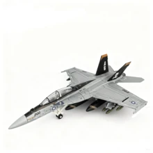 1:72 Scale F18 F-18 VF103 Grumman Tomcat Super F/A-18F Jolly Roger Fighter Jet US Navy Aircraft Military Model Toy - Multicolor - View 2