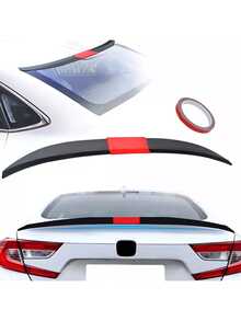 Universal Adjustable Ducktail Spoiler, Sport Adjustable ABS Trunk Spoiler, DIY Car Modification Accessories, Suitable For Small Cars - A - View 3