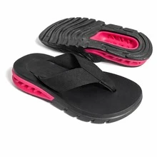 Comfortable Men's Unisex Flip-Flops - ĐEN HỒNG - Xem 1