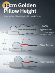 This Portable Slow-Rebound Memory Foam Pillow For Outdoor Camping Is Available In A Variety Of Colors, Is 10 Cm High, And Provides A Quiet And Comfortable Sleep Experience. The Slow-Rebound Material Effectively Supports The Neck And Shoulders. - Camping Pillow - View 9