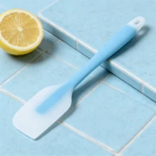 [2/4pcs Set] Easy Clean Silicone Spatula Set - Heat Resistant 450°F Soft Spatulas - Premium Kitchen Tools With Good Grip - Seamless Design - Dishwasher (Lime/Sky Blue/Pink) - Multicolor - View 9