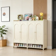 Zapateras Organizador De Zapatos 7 Niveles Con Gran Capacidad Y Estilo Minimalista - Blanco - Ver 1