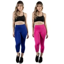 Set Of 2 Capri Leggings, Comfortable Fitness Style, Shaping, High Waist, Supportive - 薑色 - 查看 6