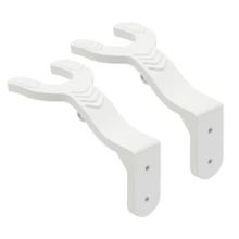 2pcs Helmet Bracket Wall Mounted Fixed Storage Bracket With Hook For Bicycle Motorcycle Helmet Key Storage Bracket Motorcycle Accessories - A - View 11